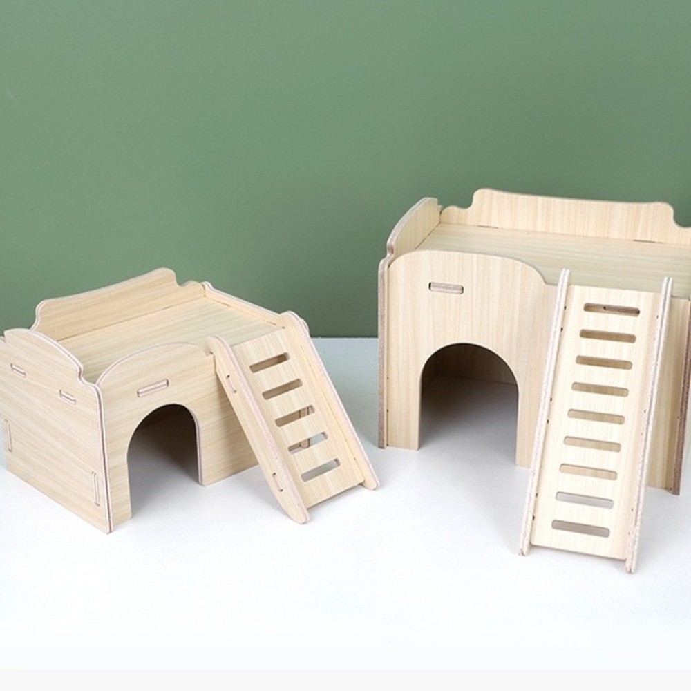 Insect Hotel Wood - New Wooden Hamster Villa Easy to