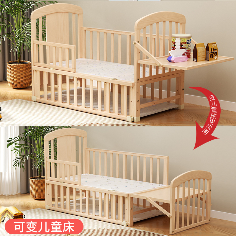 Insect Hotel Wood - Wood Baby Crib with Diaper Table