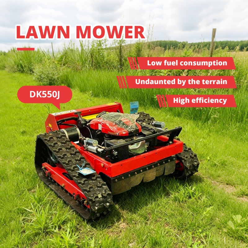 Smart Garden Gadgets - Customized Remote-Controlled Crawler Track Lawn Mower,