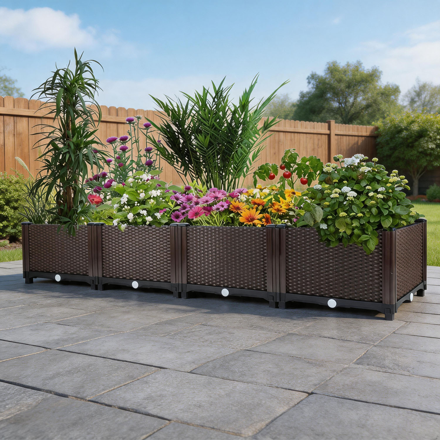 Indoor Herb Garden Kit - Self-Watering Raised Garden Bed – 160cm