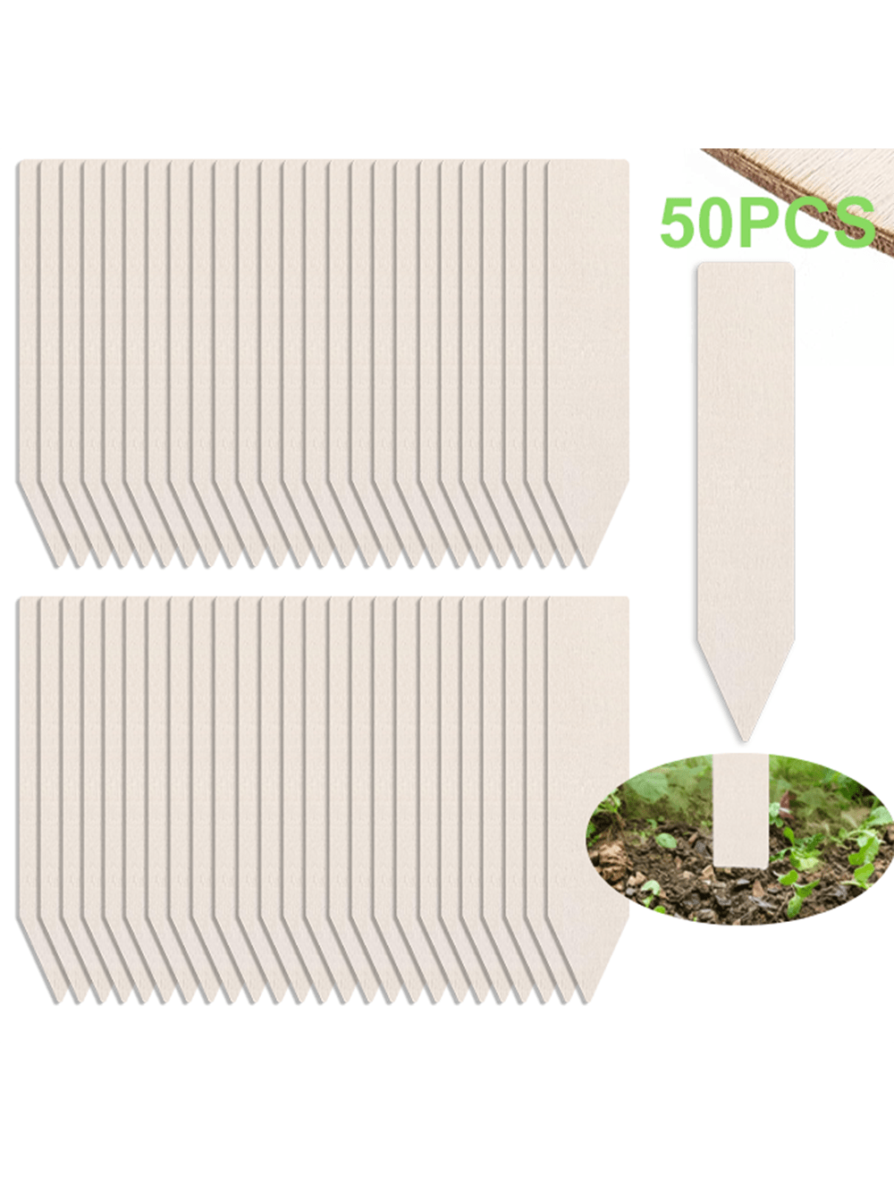 Plant Labels 4 Inch 20/50Pcs W - огляд і ціна Garden Journal Planner