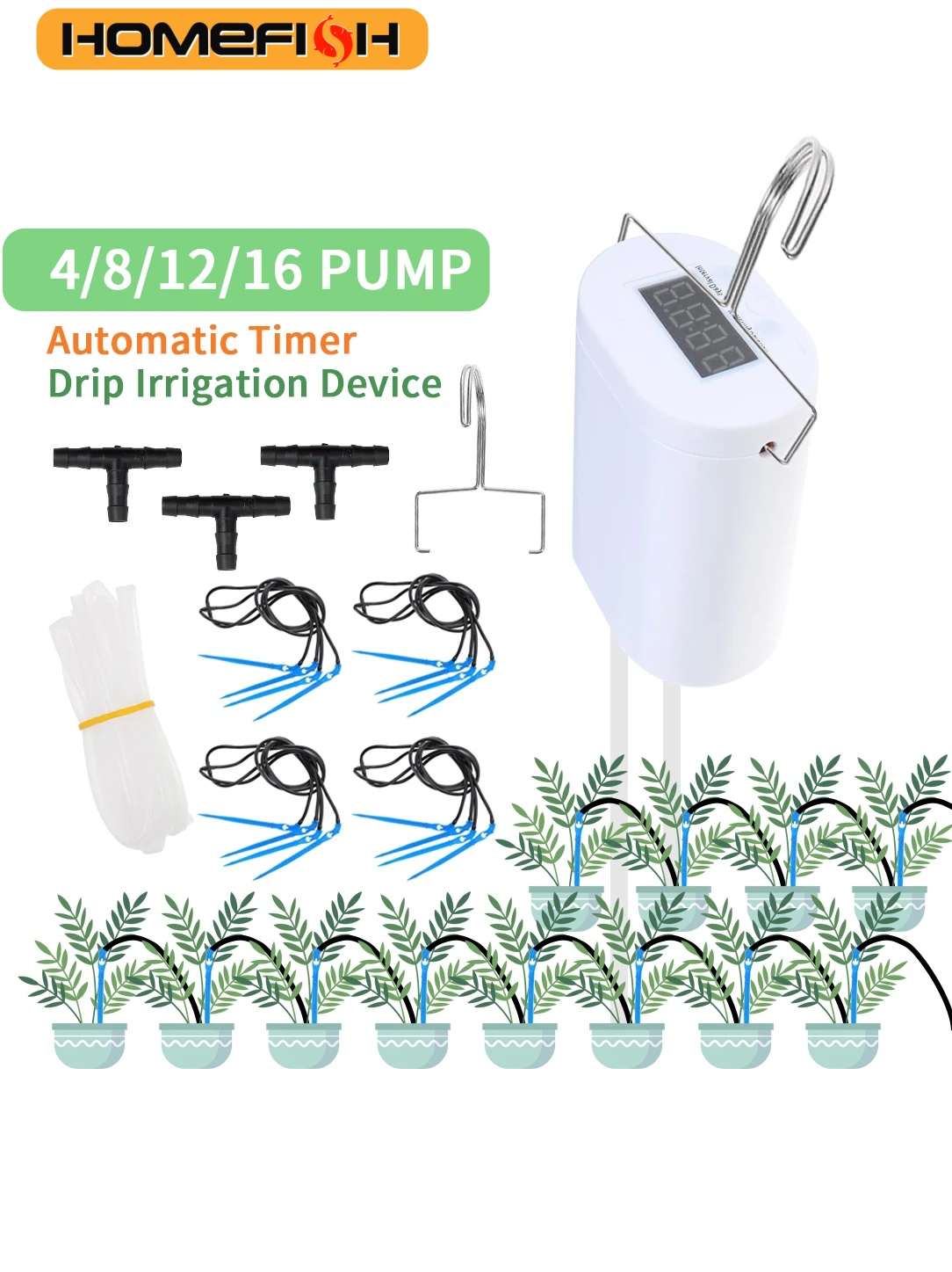 HOMEFISH Automatic Plant Flowe - огляд і ціна Smart Garden Auk