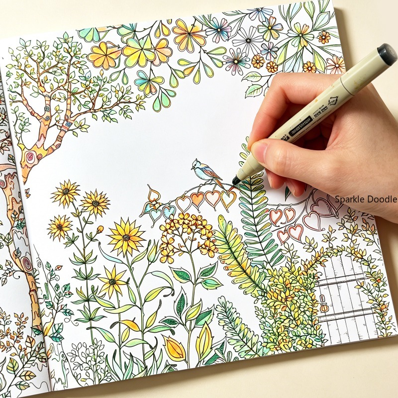 An Adult Meditation Decompress - огляд і ціна Garden Journal Planner