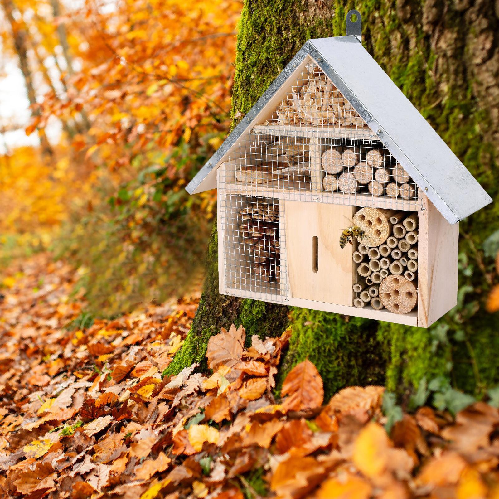 Garden Bee House Wooden Hangin - огляд і ціна Insect Hotel Wood