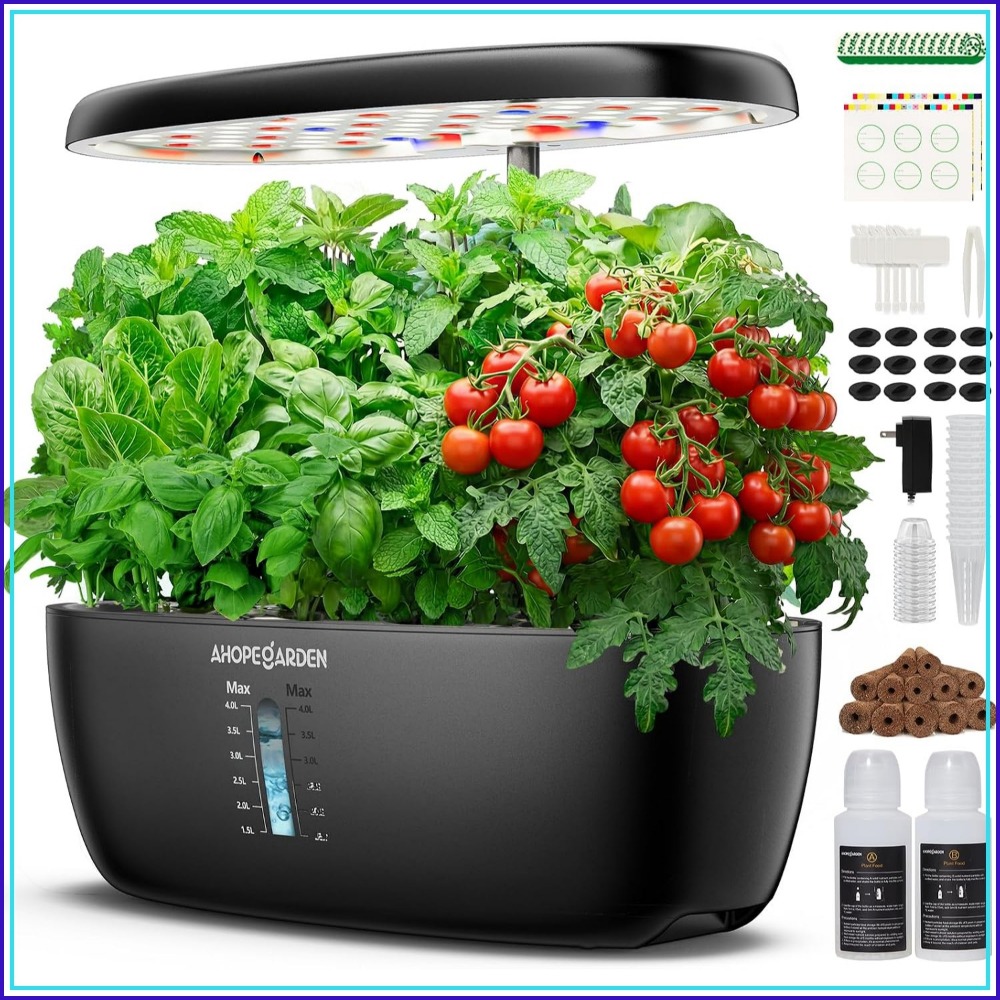 12 Pod Hydroponic Garden with  - огляд і ціна Indoor Herb Garden Kit