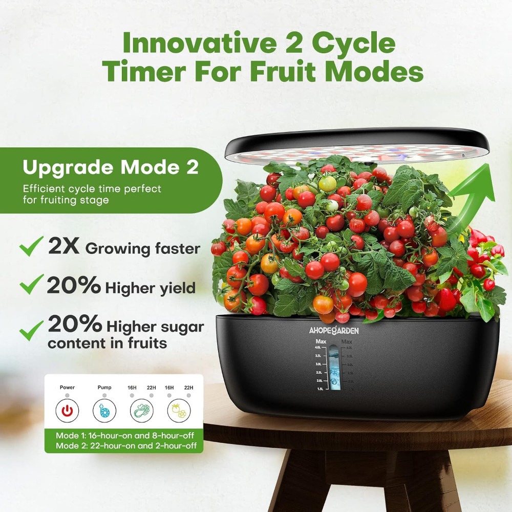 12 Pod Hydroponic Garden with  - огляд і ціна Indoor Herb Garden Kit