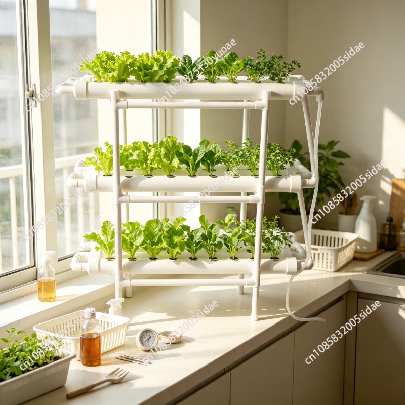 3-Layer Hydroponics Growing Sy - огляд і ціна Indoor Herb Garden Kit