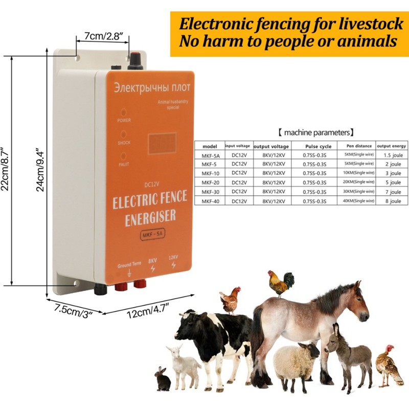 Smart 12V Electric Fence ,Wate - огляд і ціна Smart Garden Fence