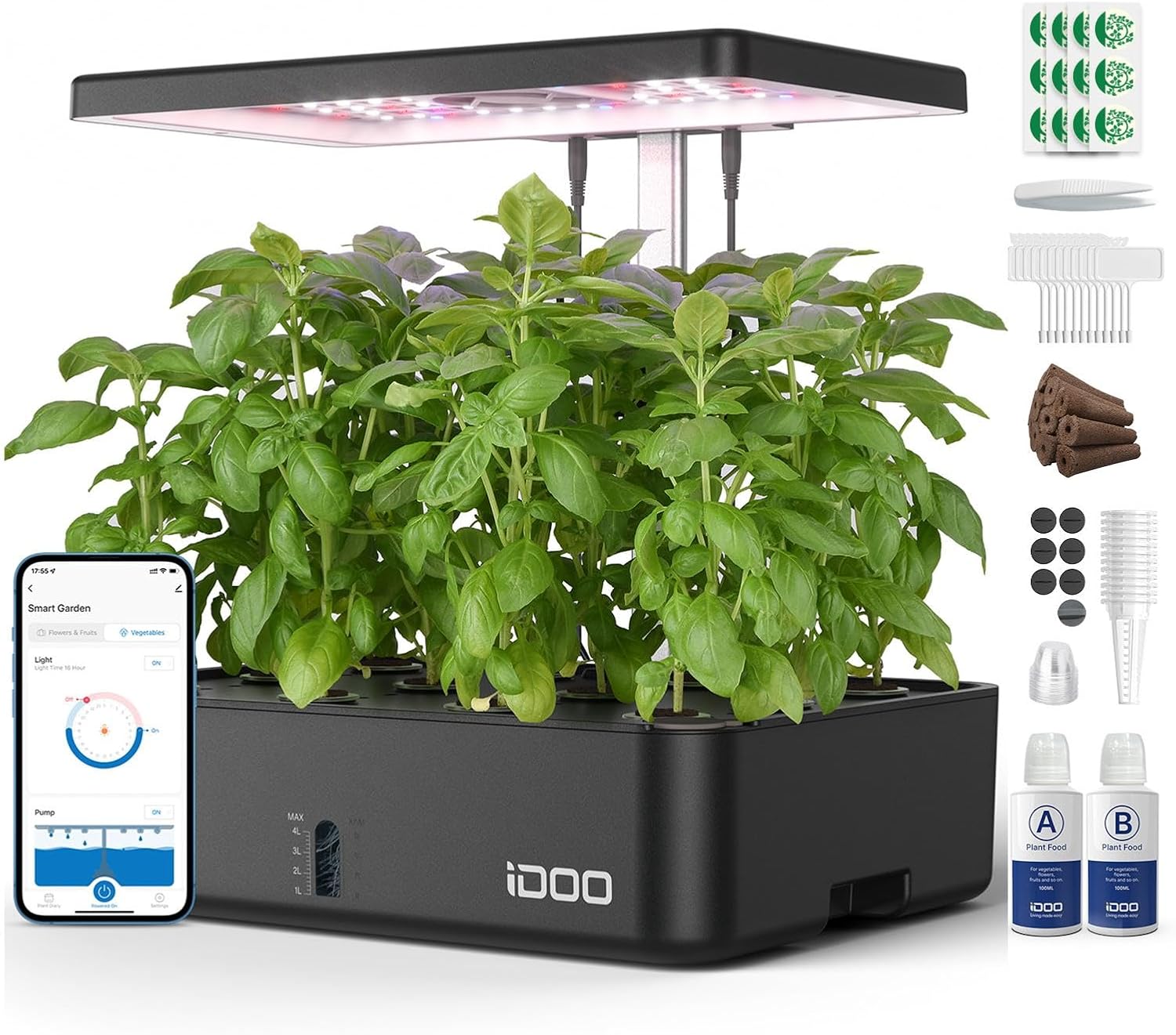 12 Pods WiFi Hydroponics Growi - огляд і ціна Indoor Herb Garden Kit