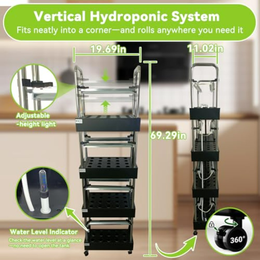 Indoor hydroponics growing sys - огляд і ціна Smart Garden System