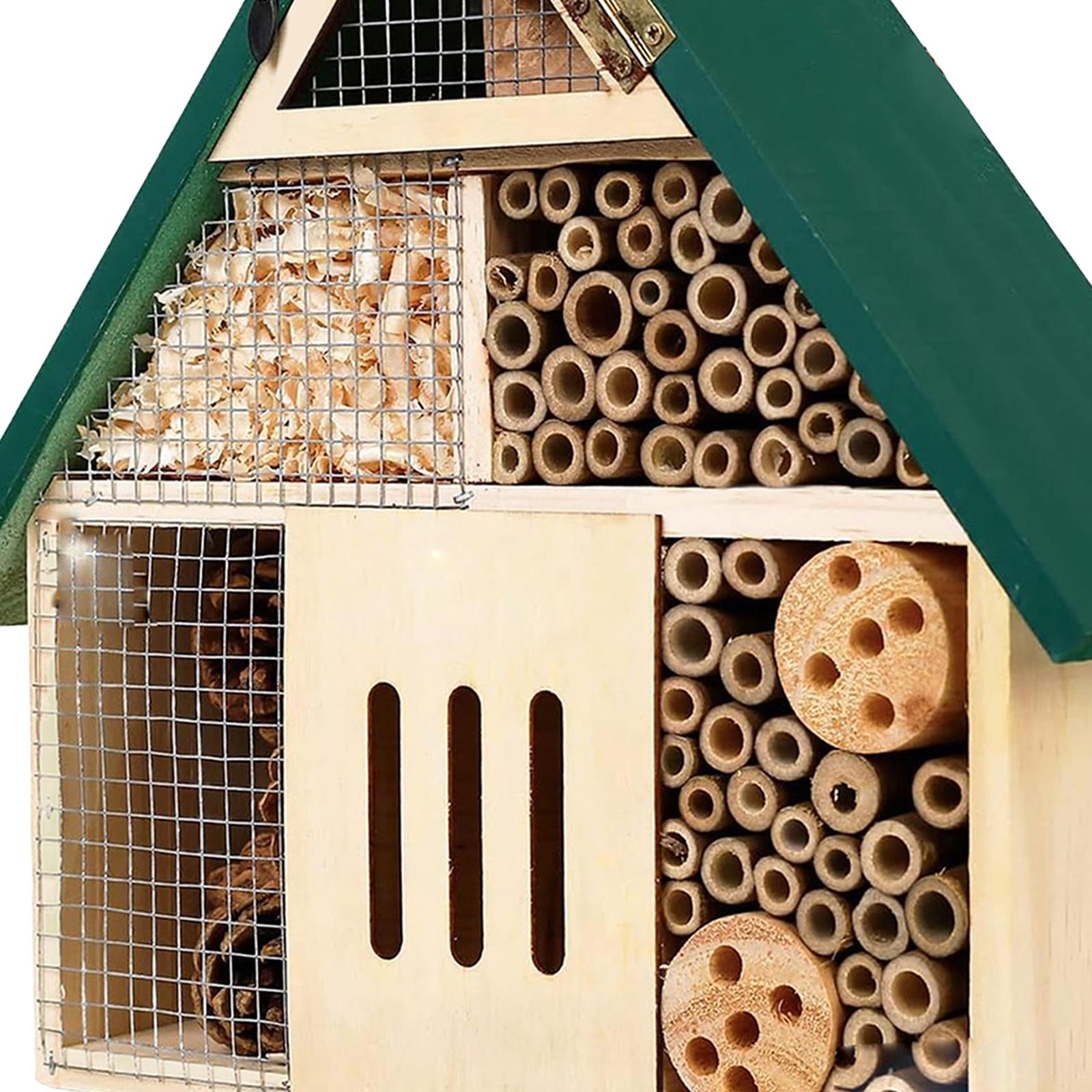 Bee Hotel Beneficial Bee Woode - огляд і ціна Insect Hotel Wood