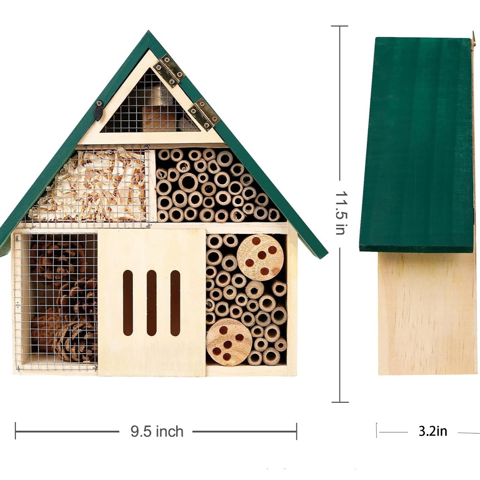 Bee Hotel Beneficial Bee Woode - огляд і ціна Insect Hotel Wood