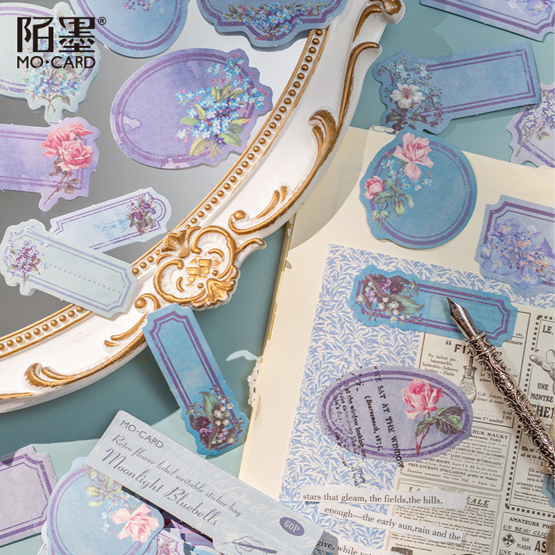 60pcs Kawaii Stationery Sticke - огляд і ціна Garden Journal Planner