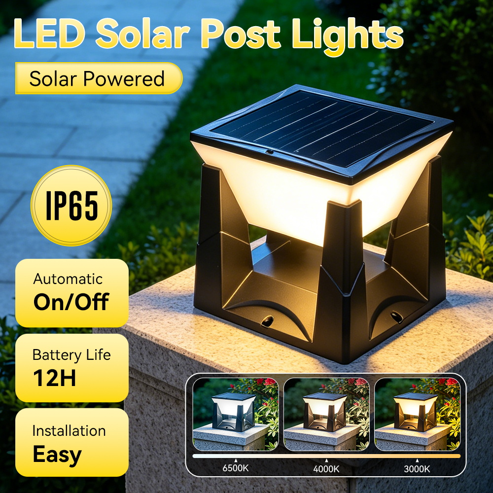 Waterproof LED Solar Pillar La - огляд і ціна Smart Garden Fence