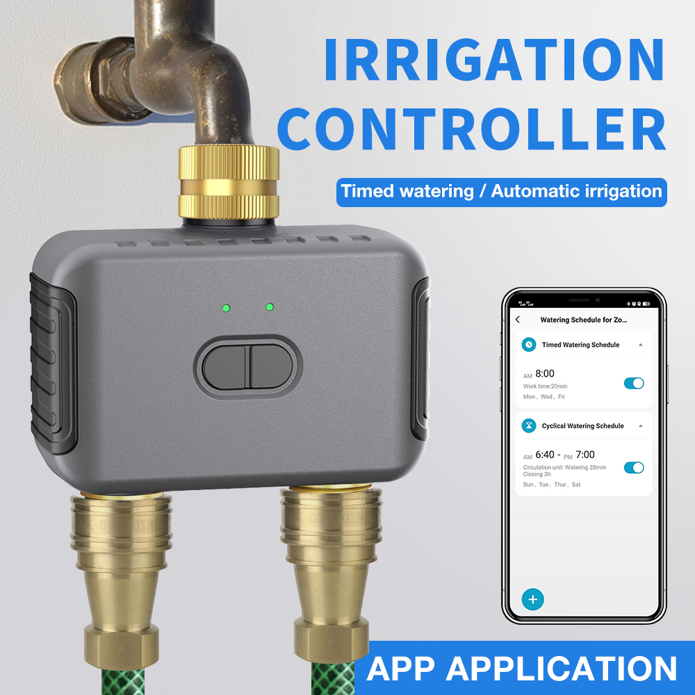 Tuya 2 Zone Watering Timer Gar - огляд і ціна Smart Garden System